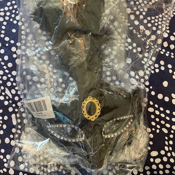 Masquerade Feather Mask - Picture 3 of 3